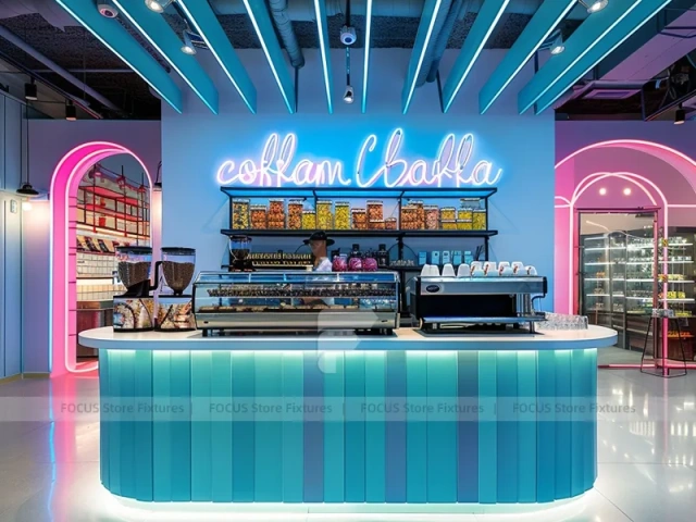 Rainbow Beverage Bar Counter Layout