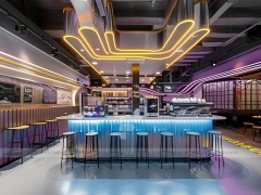 Rainbow Beverage Bar Counter Layout
