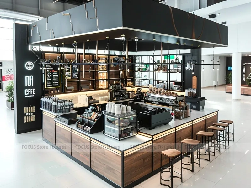 Rainbow Ceiling Juice Bar Counter Layout