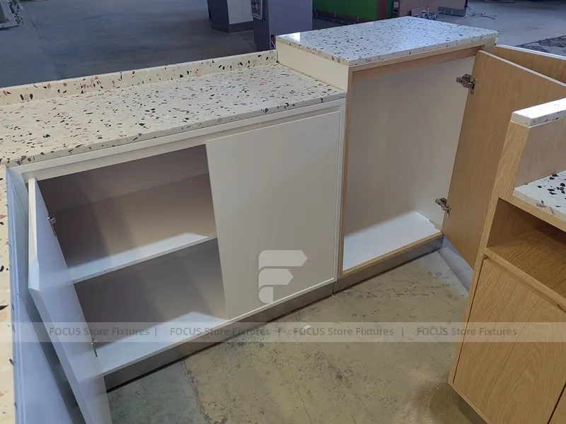 Terrazzo Beverage Prep Sink Counter Detail