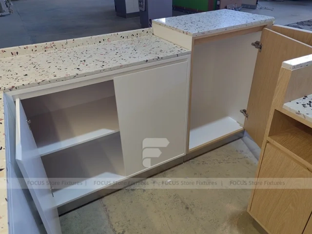 Terrazzo Beverage Prep Sink Counter Detail