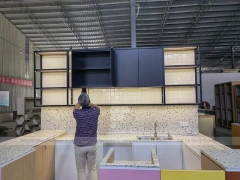 Terrazzo Beverage Preparation Counter Detail