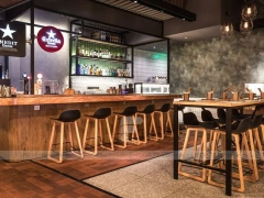Warm Pendant Dessert Cafe Dining Layout
