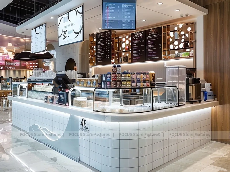 White Bakery Coffee Front Counter