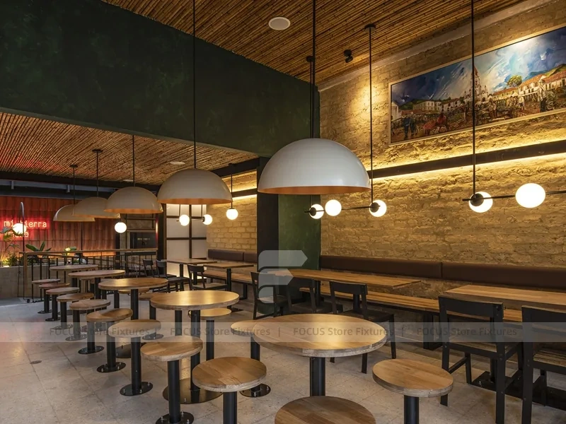 White Beverage Cafe Architectural Elevation