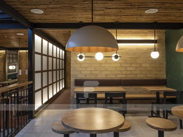 White Beverage Cafe Architectural Elevation