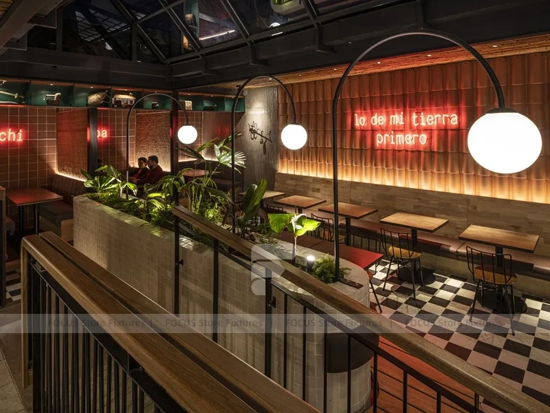 White Beverage Cafe Architectural Elevation