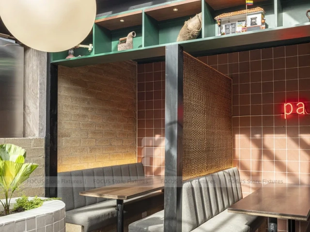 White Beverage Cafe Architectural Elevation