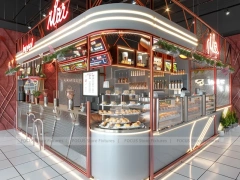White Gold Bakery Coffee Island Layout