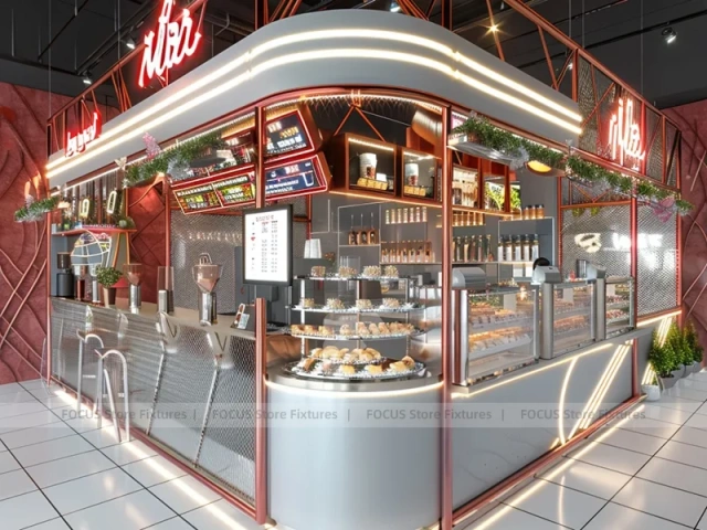 White Gold Bakery Coffee Island Layout
