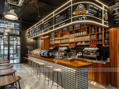 White Gold Bakery Coffee Island Layout