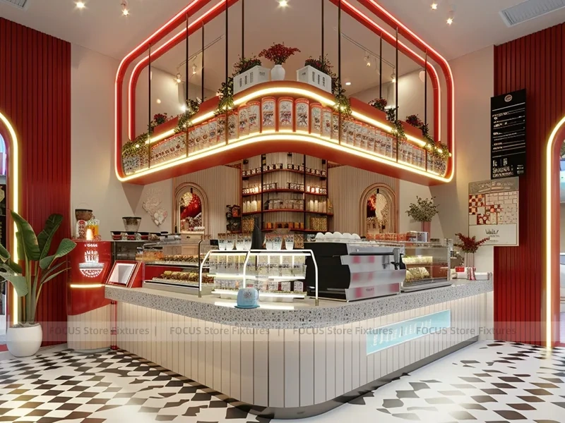 White Gold Bakery Coffee Island Layout