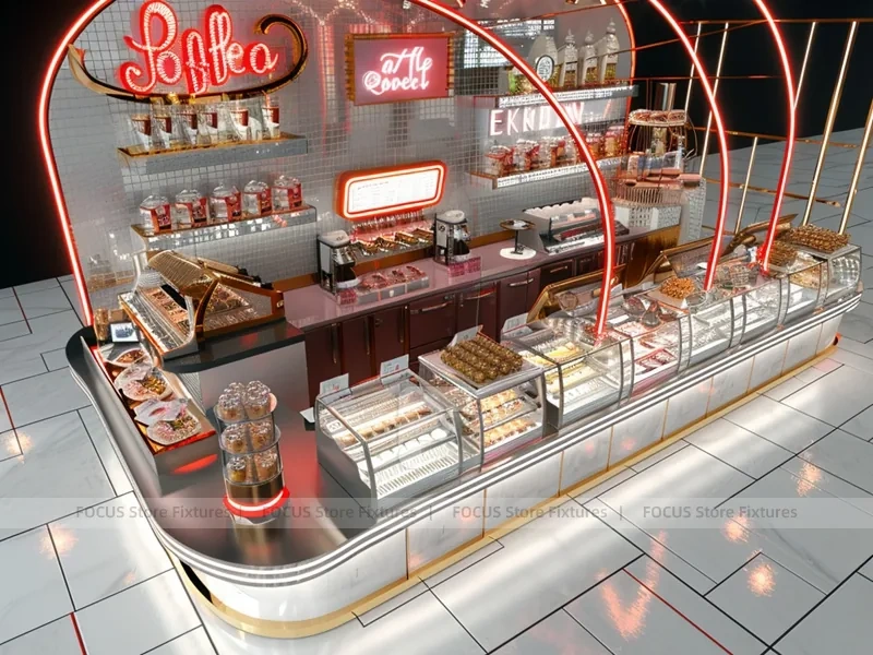 White Gold Coffee Bar Seating Layout