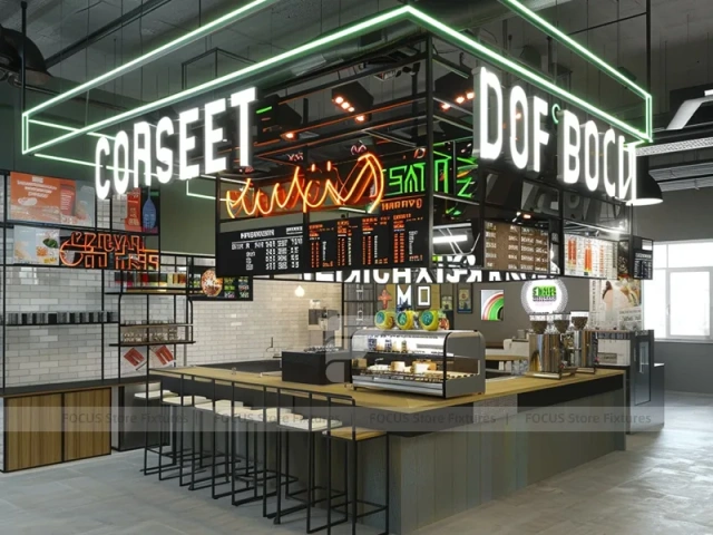 White Gold Coffee Bar Seating Layout
