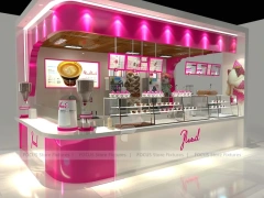 White Minimal Coffee Bar Island