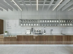 Wood Stone Beverage Counter Front Detail