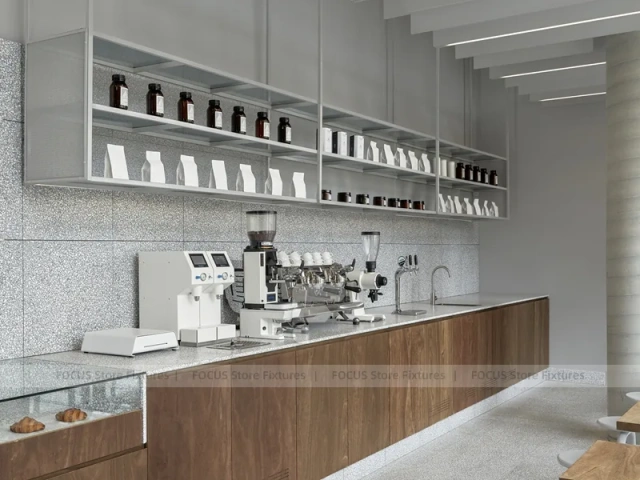 Wood Stone Beverage Counter Front Detail