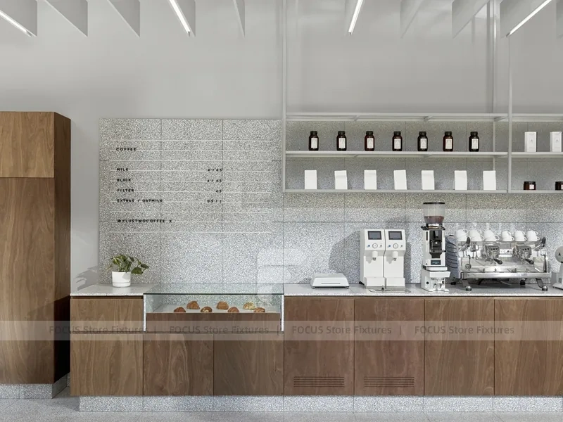 Wood Stone Beverage Counter Front Detail