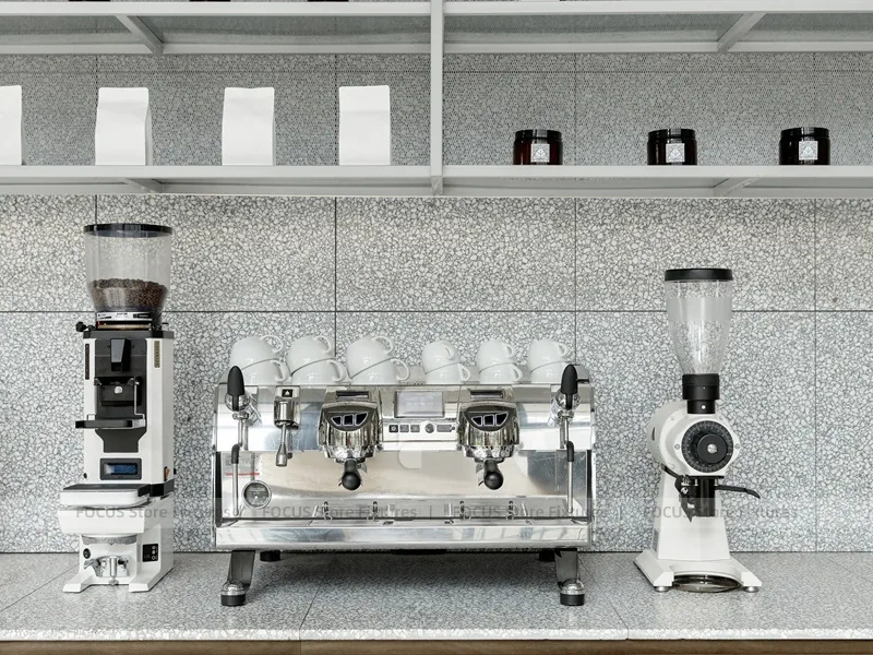 Wood Stone Beverage Counter Front Detail