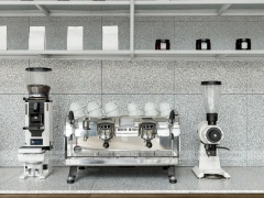 Wood Stone Beverage Counter Front Detail