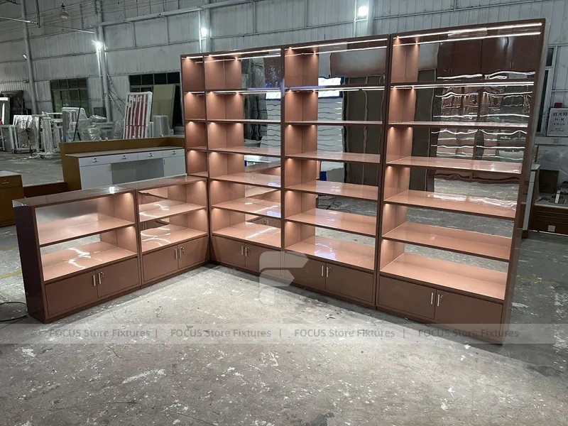 Wood White Beverage Counter Assembly Set