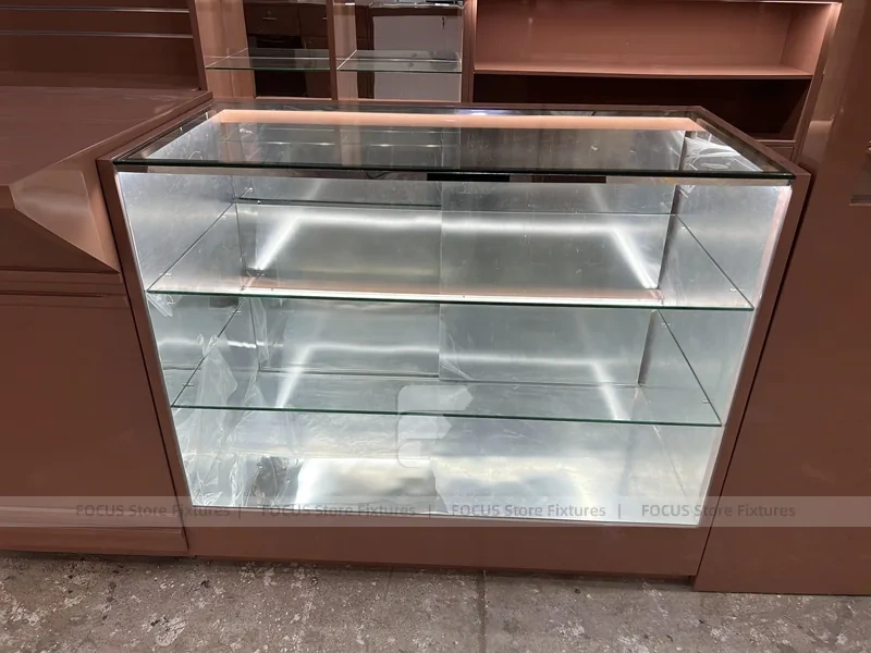 Wood White Beverage Counter Assembly Set