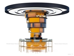 Yellow Dessert Kiosk Exterior Counter