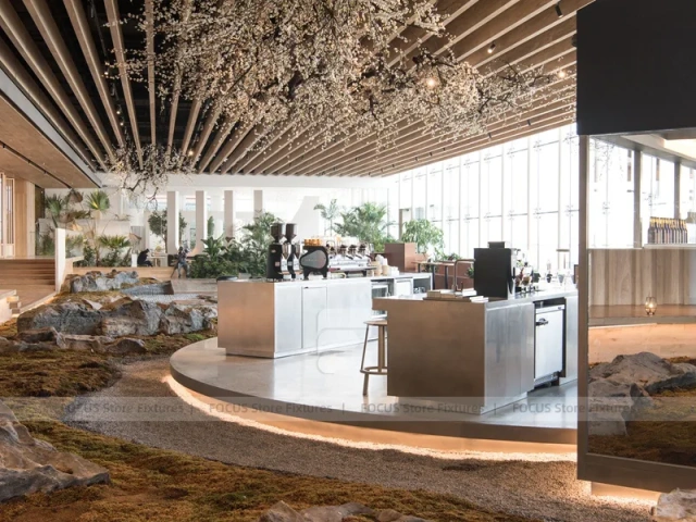 Zen Tea House Lounge Seating Layout
