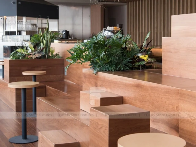 Zen Tea House Lounge Seating Layout