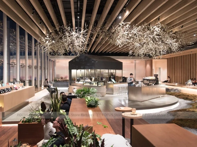 Zen Tea House Lounge Seating Layout