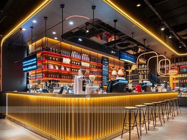 Black Gold Beverage Island Counter