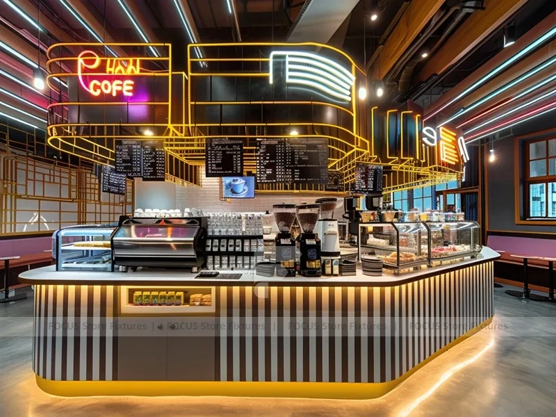 Black Gold Coffee Island Counter