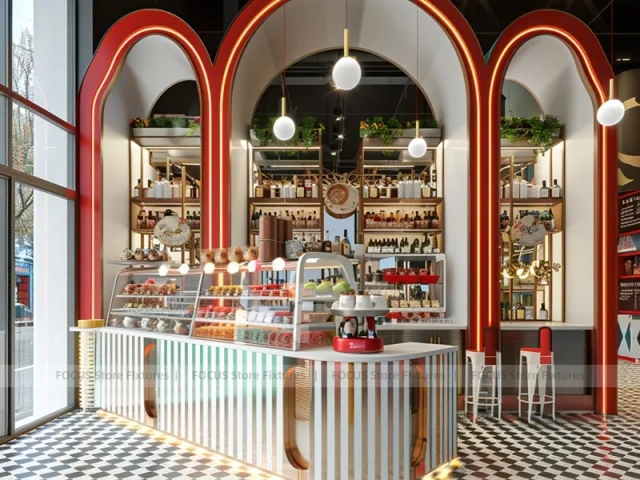 Black Gold Coffee Island Counter