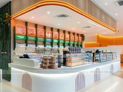 Black Gold Coffee Island Counter