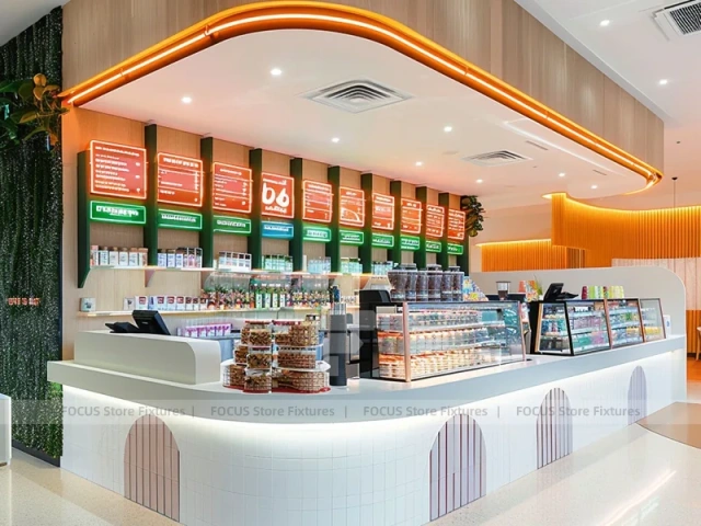 Black Gold Coffee Island Counter