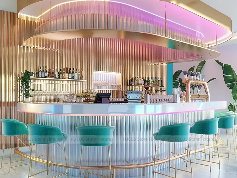 Black Gold Coffee Island Counter