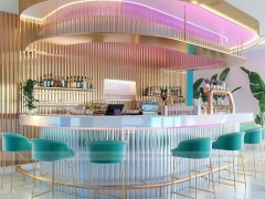 Black Gold Coffee Island Counter