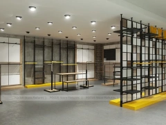 Black Metal Fashion Store Interior Display