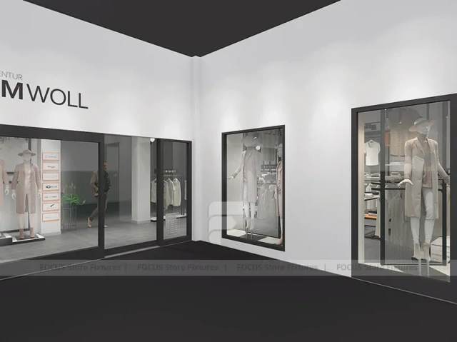 Black Metal Freestanding Apparel Rack System