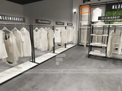 Black Metal Freestanding Apparel Rack System