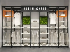 Black Metal Freestanding Apparel Rack System