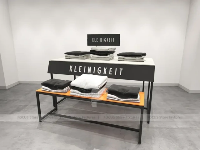 Black Metal Freestanding Apparel Rack System
