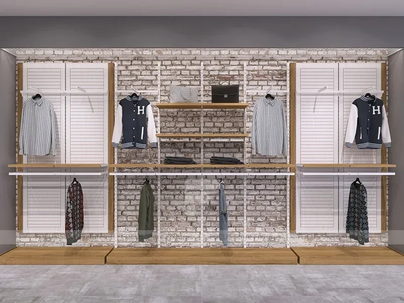 Black Metal Wardrobe Wall Display System