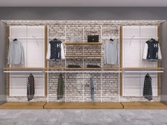 Black Metal Wardrobe Wall Display System