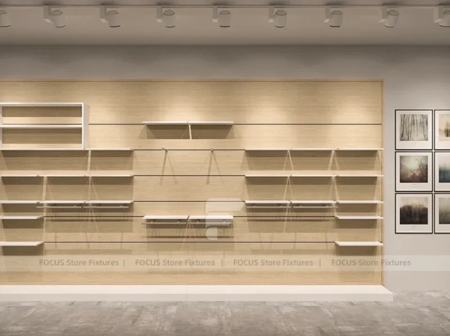 Black Metal Wardrobe Wall Display System