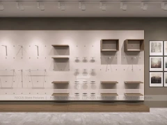 Black Metal Wardrobe Wall Display System