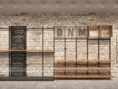 Black Metal Wardrobe Wall Display System