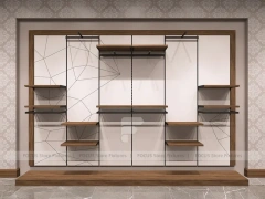 Black Metal Wardrobe Wall Display System