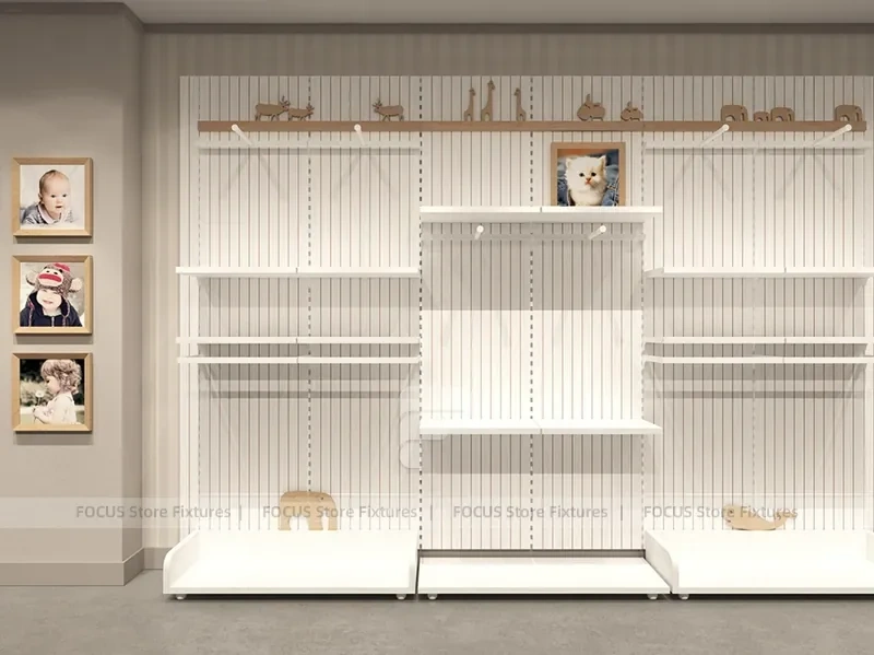 Black Metal Wardrobe Wall Display System