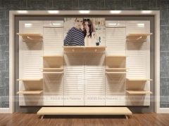 Black Metal Wardrobe Wall Display System